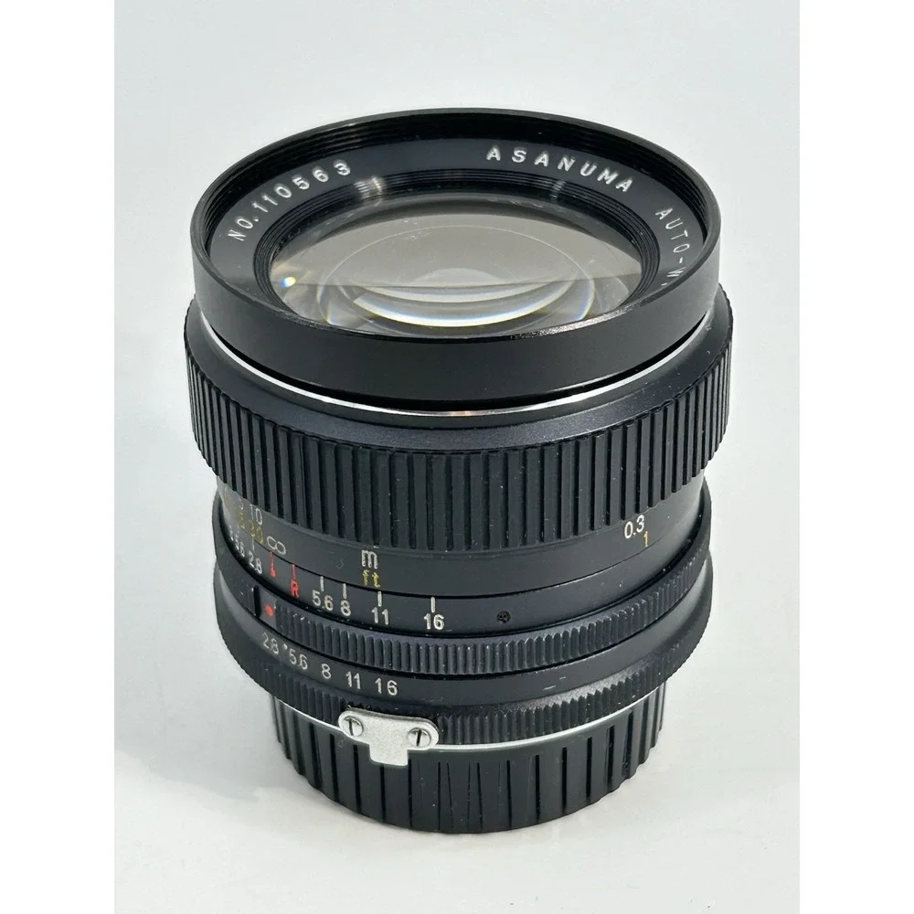 Vintage Asanuma Auto Wide Camera Lens F/2.8 28mm